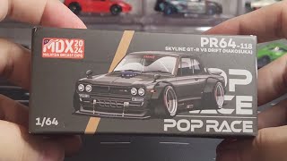 Malaysia Diecast Expo Spotlight: Pop Race Nissan Skyline GT-R V8 Drift Hakosuka MDX 24 Exclusive