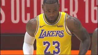LeBron James First Lakers Game