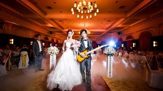 เปิดตัวเจ้าบ่าวเล่นกีตาร์สุดโรแมนติก  Canon in D Wedding Min \u0026 Nut