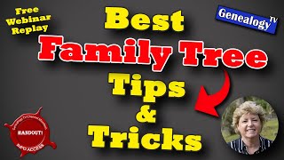 Best Genealogy Tips & Tricks (Free Webinar Replay)