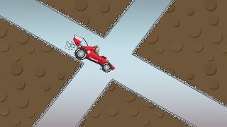 Hill Climb Racing - Race Car in CAVE 6017m GamePlay