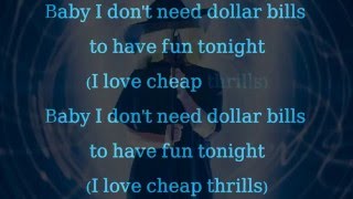 Sia Cheap thrills Official lyrics Clean and Clear version
