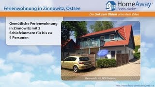 Usedom: Gemütliche Ferienwohnung in Zinnowitz mit 2 Schlafzimmern für bis - FeWo-direkt.de Video