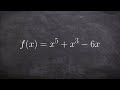 Finding the Zeros of a Polynomial