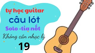 #19 - 2 CÂU LÓT Bolero Habanera (Am) + intro. Chia sẻ tỉa nốt trên đàn guitar 🎸