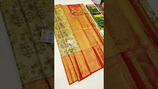 Contrast Border Kanchipuram Silk Sarees Part5 #saree #kanchipattusareesinkanchi #silksaree