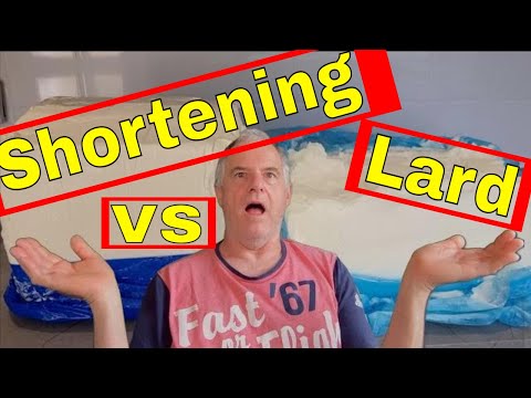 What is the difference between lard and Crisco shortening?