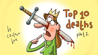 Top 10 DEATHS part 2 | The BEST of Cartoon Box | by FRAME ORDER | Funny Dark Cartoon Compilation