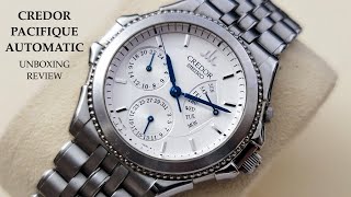 Credor Pacifique Retrograde Automatic GCBG997 Watch | Review Valjoux Relogios