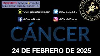 Horóscopo Diario - Cáncer - 24 de Febrero de 2025.