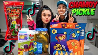 I TRIED THE CHAMOY PICKLE WITH JAIDYN ALEXIS‼️😱🥒🥵🔥