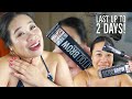 2Days Test - Tatoo brow gel #waterproof   #maybelline