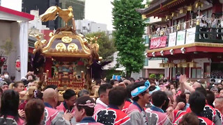 ド迫力！神田祭 2017 神田明神 神輿宮入【元佐久町会・栄町会】Kanda Festival Shrine Miya