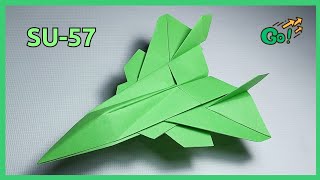 ORIGAMI JET FIGHTER SU-57 (TUTORIAL)