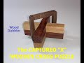 CAPTURED X WOODEN CROSS PUZZLE