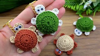 very cute crochet turtle making