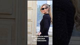 PARIS FASHION WEEK - BALENCIAGA - EVA HERZIGOVA #parisfashionweek #fashion #pfw #fashionshow