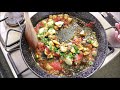 spanish vegan paella with portobello mushrooms u0026 roasted garlic