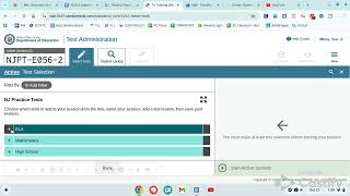 2025 NJSLA Practice Test- Test Administrator Instructions