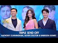 TRIPLE SEND OFF | ANTHONY CUNNINGHAM, RAVEN DOCTOR & EMERSON GOMEZ | PAGEANT MAG PHILIPPINES