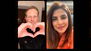 Sam Heughan and Priyanka Chopra - Love Again Movie Interview with People Magazine