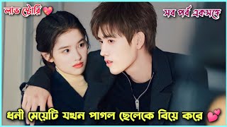 পাগল ছেলে 🤷‍♂️ VS ধনী মেয়ে 👩🏼‍🦰. Romantic Chinese Drama Explain in Bangla #samiaexplainer