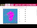 台風10号北上　九州で18万戸超が停電　九州電力 2020年9月6日