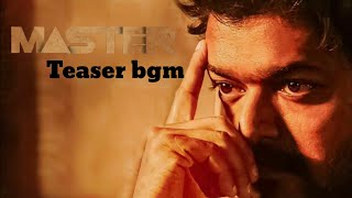 Master Teaser Bgm|Master Bgm ringtone |Thalapathy vijay whatsapp status|Beat of Master anirudh