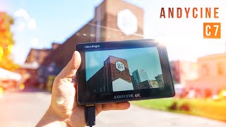 SUPER BRIGHT Camera Monitor - Andycine C7 review