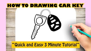 HOW TO DRAWING CAR KEY