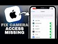 How To Fix Allow Camera Access Missing On iPhone Apps in SECONDS!
