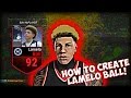 BEST CHINO HILLS SOPHOMORE LAMELO BALL CREATION IN NBA 2K17! • HOW TO CREATE LAMELO BALL TUTORIAL!