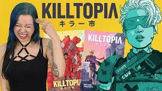 KILLTOPIA! Cyberpunk! Killer Robots! Death \u0026 Destruction! (Best indie comics of MCM Comic Con)