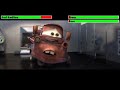 Cars 2 (2011) Bathroom Fight with healthbars (Birthday Special)