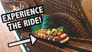 World's Largest LEGO Roller Coaster (Passenger POV)