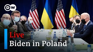 Watch live: US President Biden speaks at the Royal Castle in Warsaw | DW News