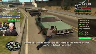 Bananirou hace speedrun de GTA SA y pierde por chocar unu