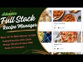 Build Full Stack Recipe Manager App with Next JS 14, Authentication Clerk, Prisma, MongoDB