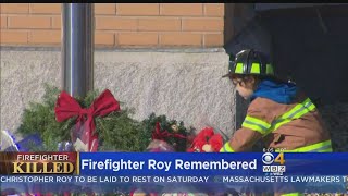Community Continues To Mourn Loss Of Worcester Firefighter Christopher Roy
