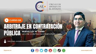 La Conciliación y Generalidades del Arbitraje - Jorge Abel Ruíz Bautista @CaePeru