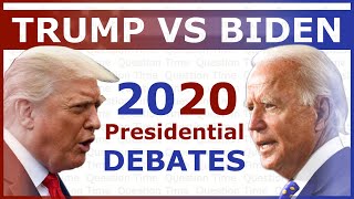 Presidential Debate 2020 Trump vs Biden | QT Politics