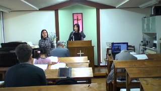 20. Mar. 16, Morioka Seisen Church, English Service; Sermon by Rev. Nakano, Yoshiko