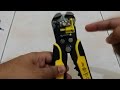 Automatic Wire Stripper + Crimper + Cutter Unboxing and Review (From AliExpress)