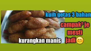 sarapan kita kuih getas gula melaka simple²,tanpa kelapa