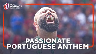 Portugal's passionate national anthem! | Rugby World Cup 2023