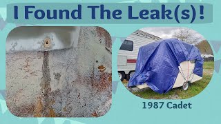 I Found The Leak! // Tiny Fiberglass Trailer // n126 // Freedom Microlite Caravan // Predom