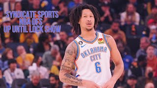 NBA DFS Up Until Lock (Thursday 01/16/2025)