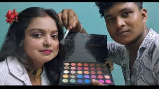 ASMR my FACE Makeup in Doing my Brother 💄