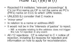 Employment Tribunal Rule Changes following the introduction of  EC 2014