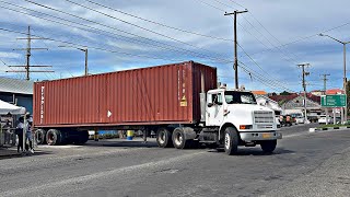 Grenada truckers leaving St George ￼port with heavy loads S1:E4